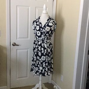Liz Claiborne faux wrap dress.